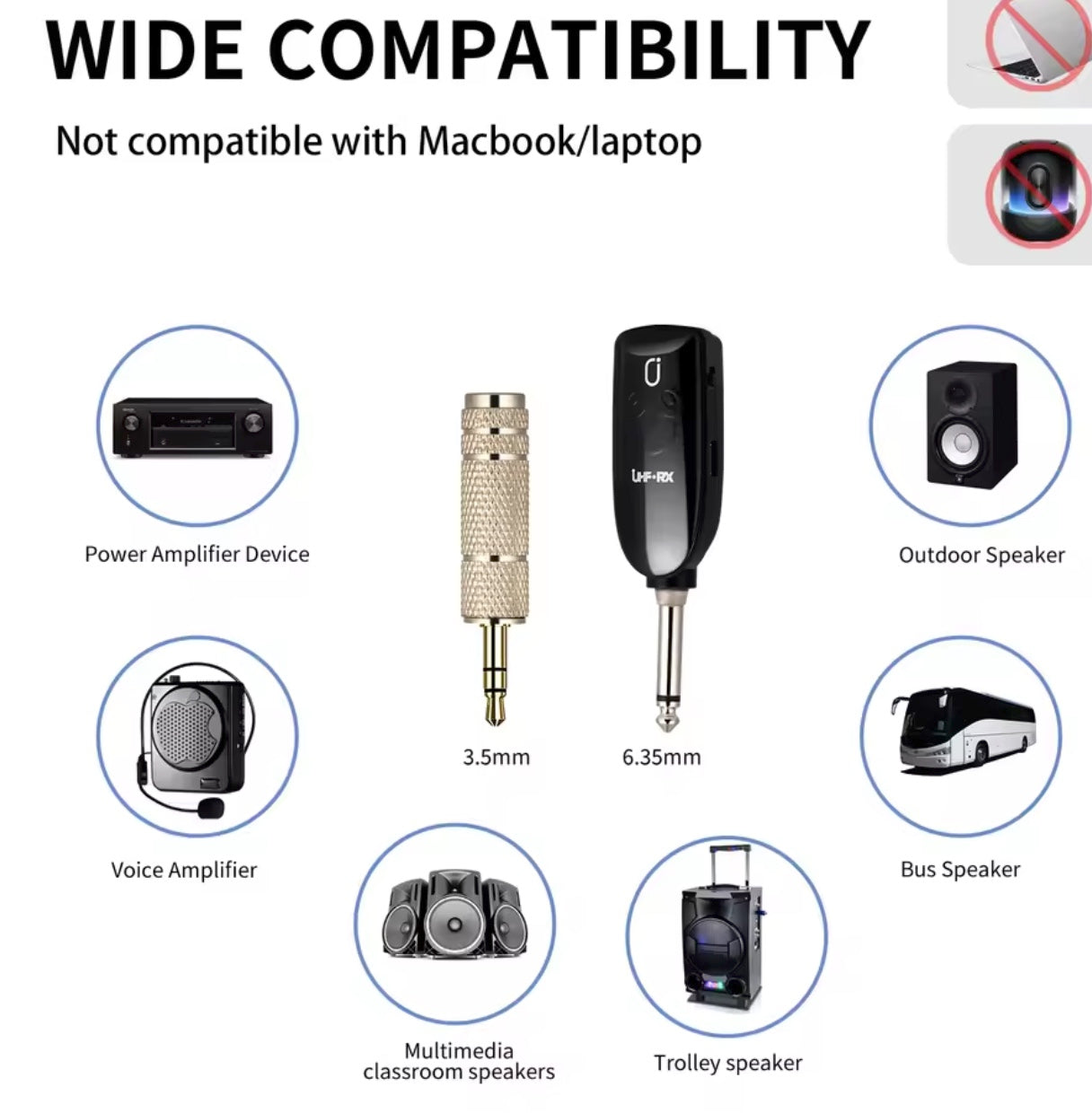 JYX U-230 Instrument Wireless Microphone