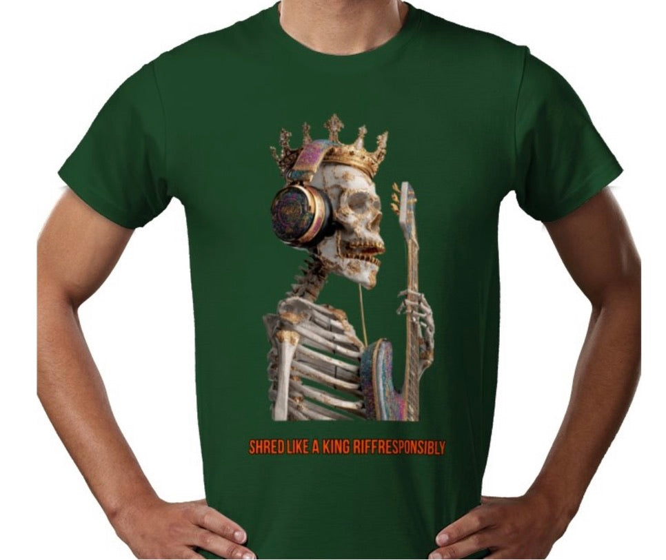 Riff Responsibly | Shred Like A King T-Shirt