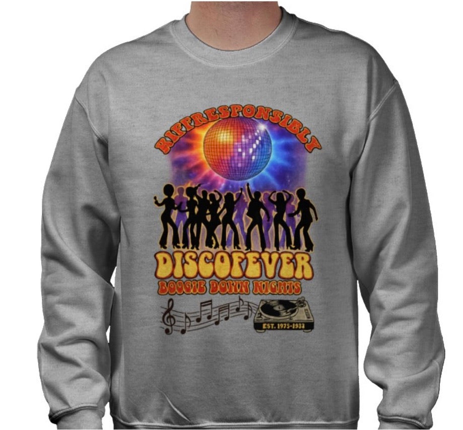 Riff Responsibly | Boogie Down Nights Sweatshirt