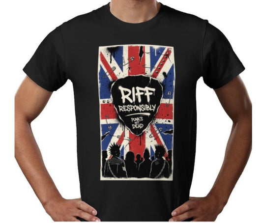 Riff Responsibly | Punk's Not Dead T-Shirt