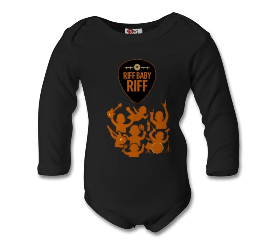 Riffs Responsibly™ | Premium Organic Long Sleeve Baby Grow