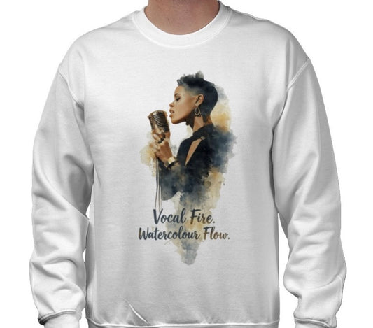 Riff Responsibly | Vocal Fire Watercolour Flow Sweatshirt