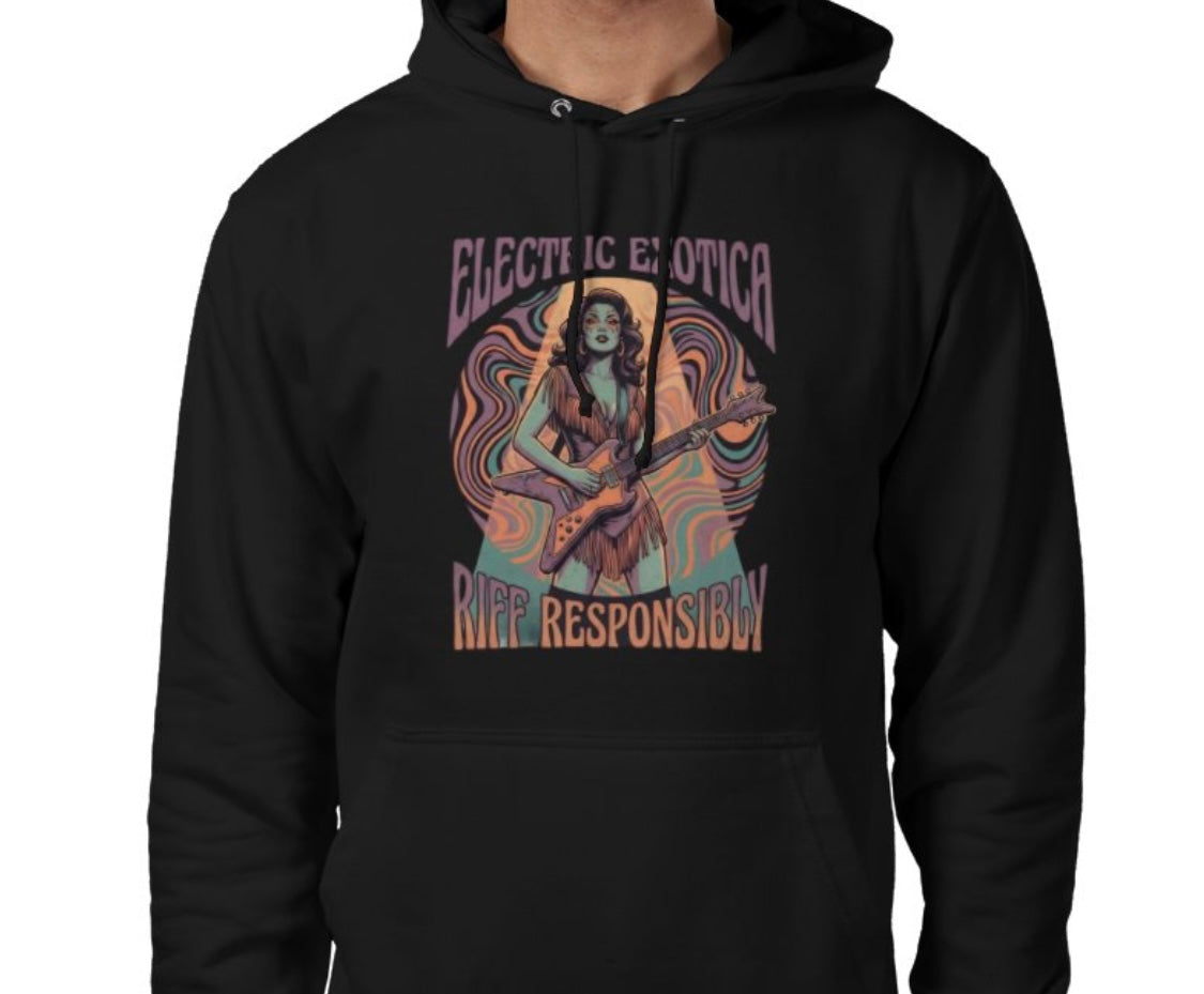 Riff Responsibly | Electric Exotica Hoodie