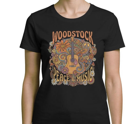 Riff Responsibly | Woodstock T-Shirt Women