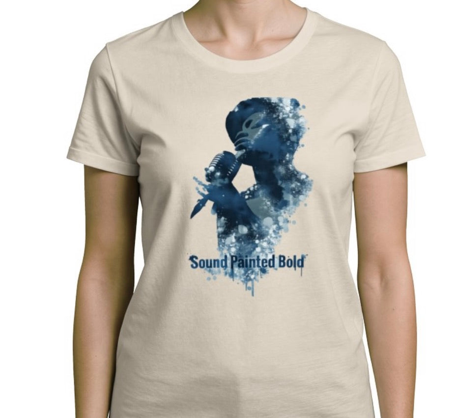 Riff Responsibly | Sound Painted Bold Women T-Shirt