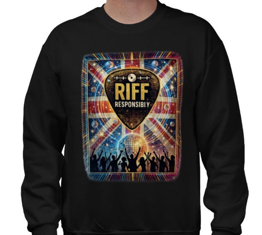Riff Responsibly | Midnight Fever Sweatshirt
