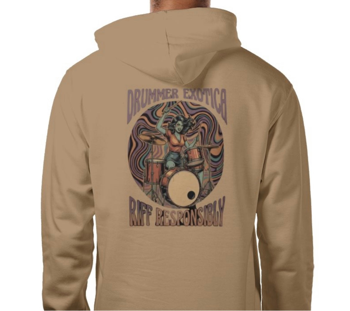 Riff Responsibly | Drummer Exotica Hoodie
