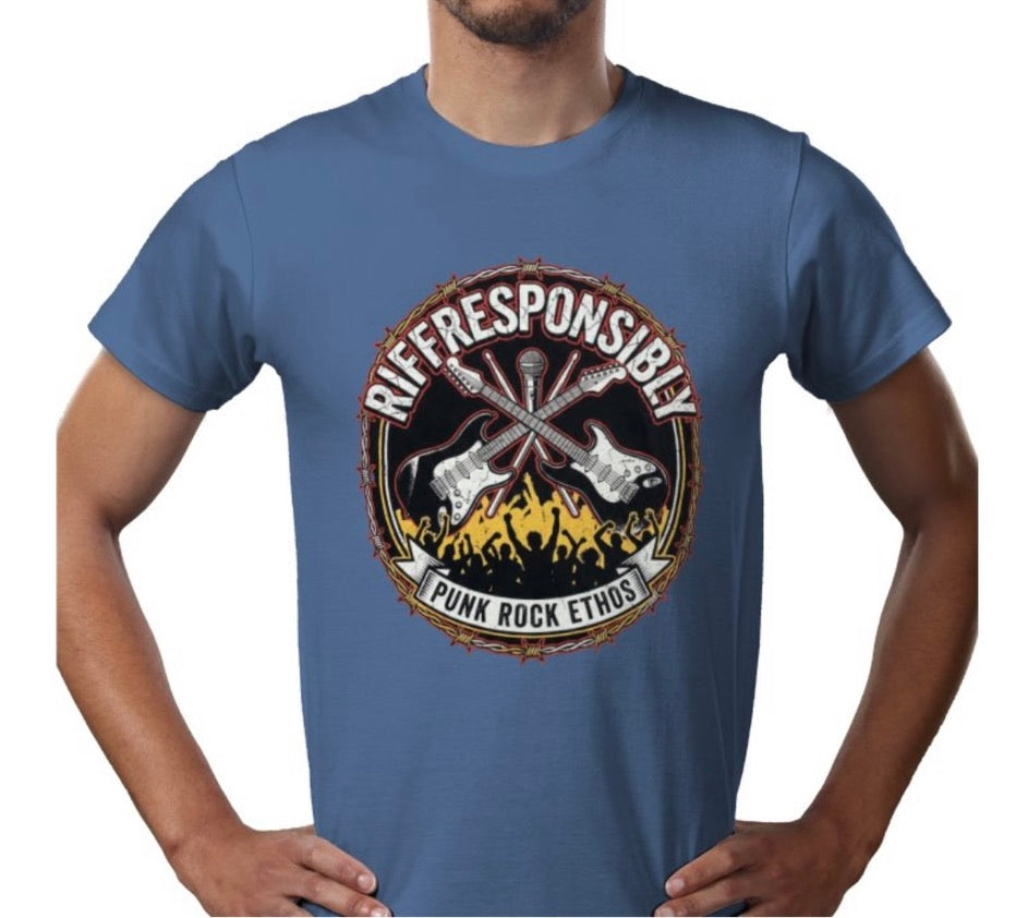 Riff Responsibly | Punk Rock Ethos T-Shirt