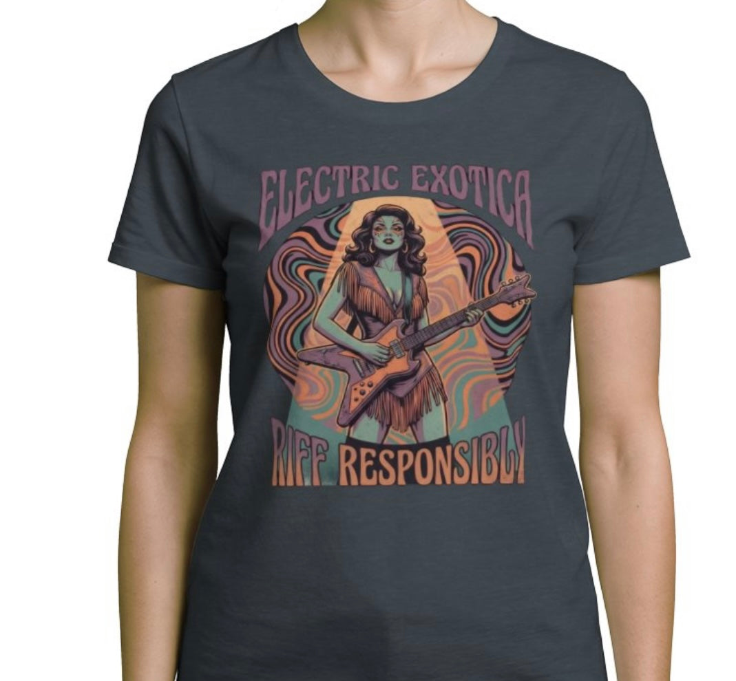 Riff Responsibly | Electric Exotica T-Shirt Women