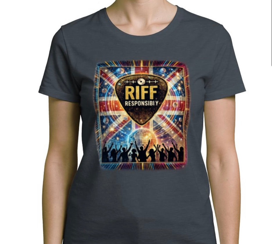 Riff Responsibly | Midnight Fever Women T-Shirt