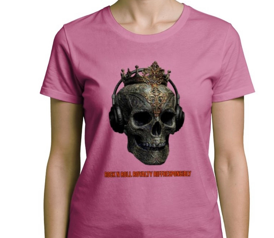 Riff Responsibly | Rock N Roll Royalty Women T-Shirt