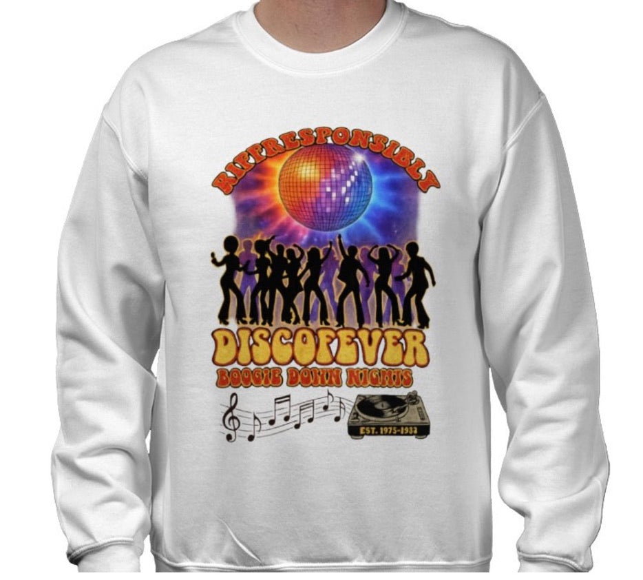 Riff Responsibly | Boogie Down Nights Sweatshirt