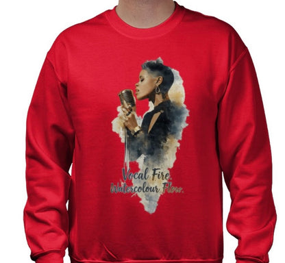 Riff Responsibly | Vocal Fire Watercolour Flow Sweatshirt