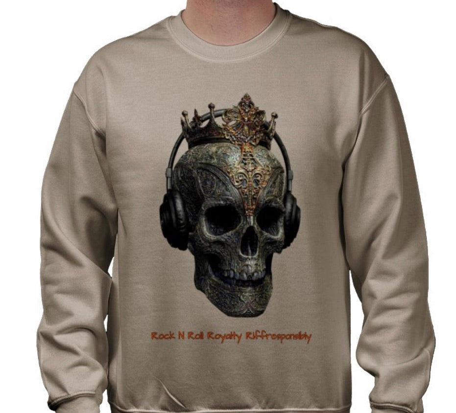 Riff Responsibly | Rock N Roll Royalty Sweatshirt