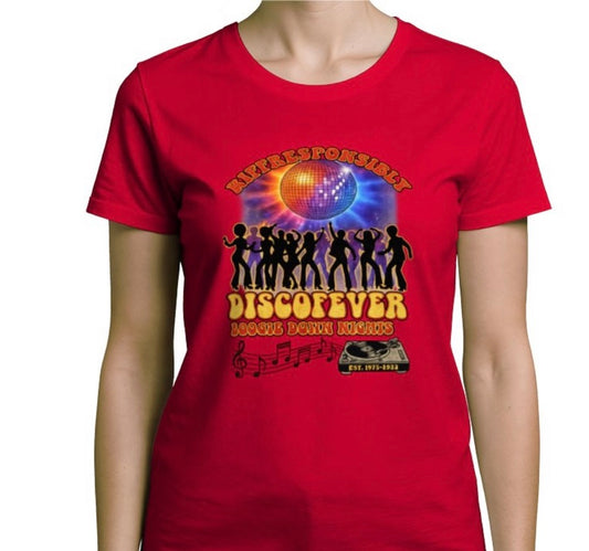 Riff Responsibly | Boogie Down Nights Women T-Shirt