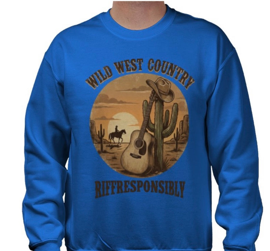 Riff Responsibly | Wild West Country Sweatshirt