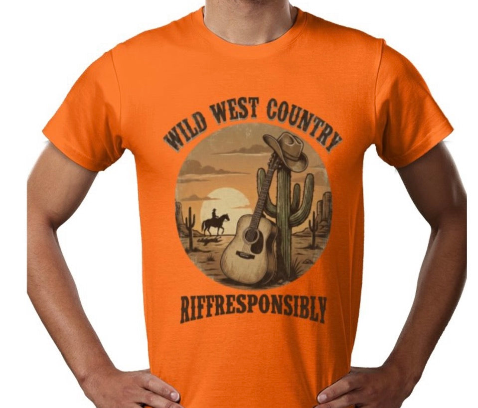 Riff Responsibly | Wild West Country T-Shirt