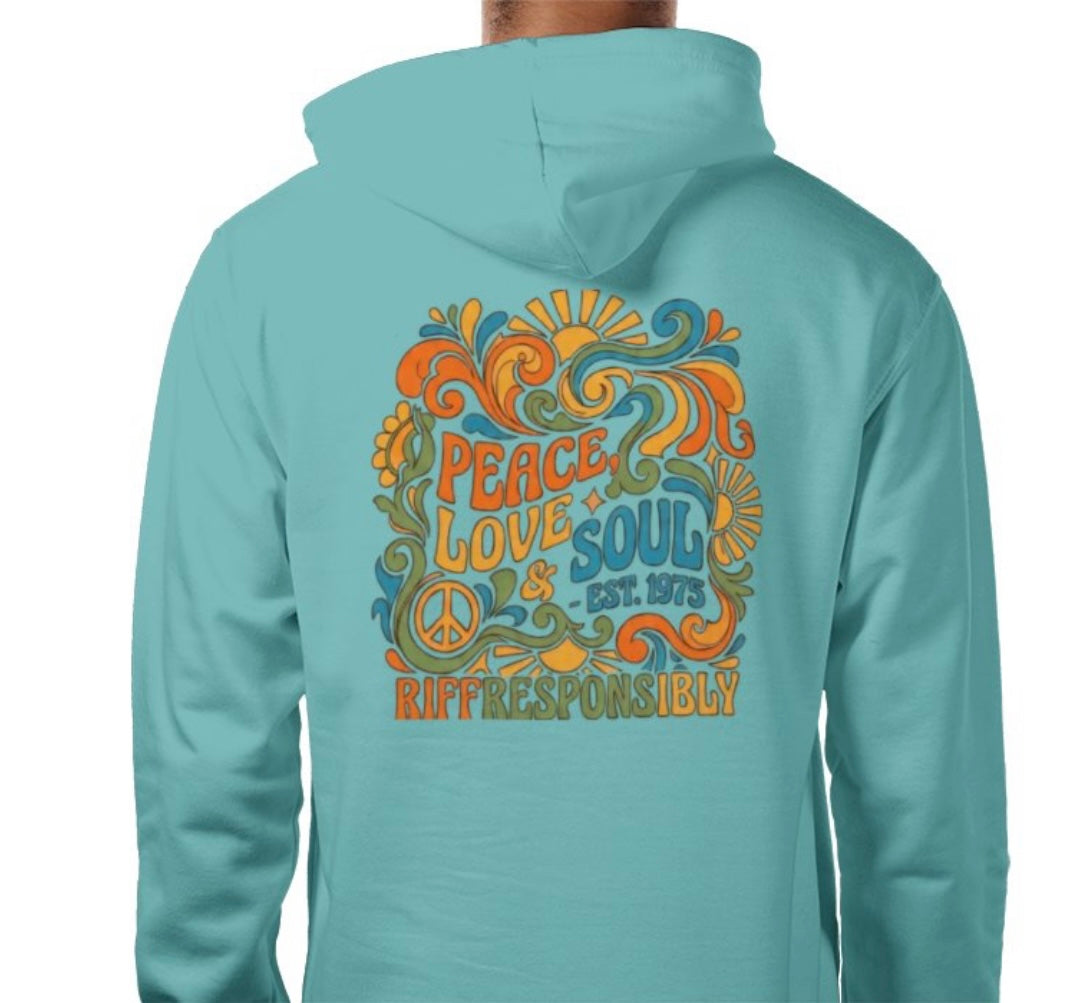 Riff Responsibly | Peace, Love & Soul Hoodie
