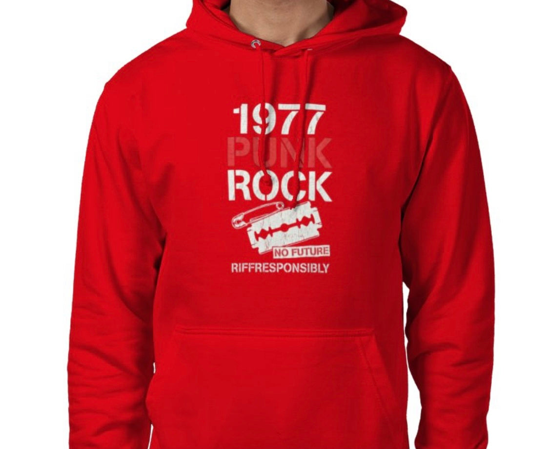 Riff Responsibly | 1977 Punk Rock Hoodie