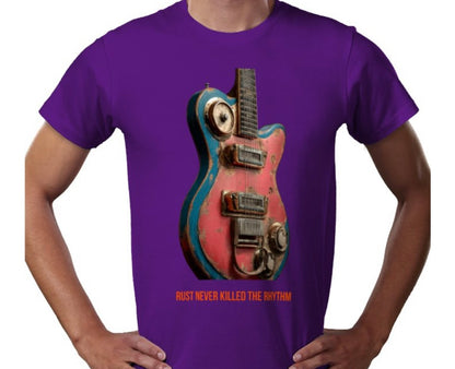 Riff Responsibly |  Rust Never Killed The Rhythm T-Shirt