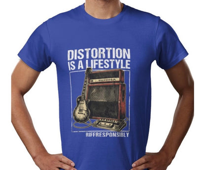 Riff Responsibly | Distortion Is A Lifestyle T-Shirt