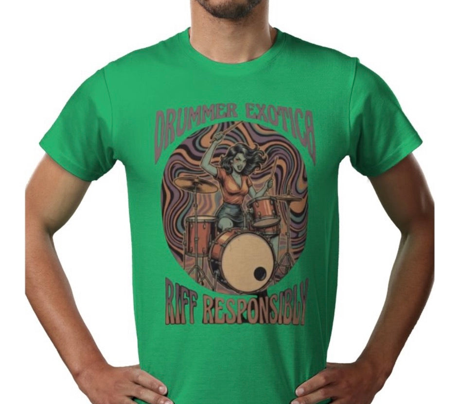 Riff Responsibly | Drummer Exotica T-Shirt