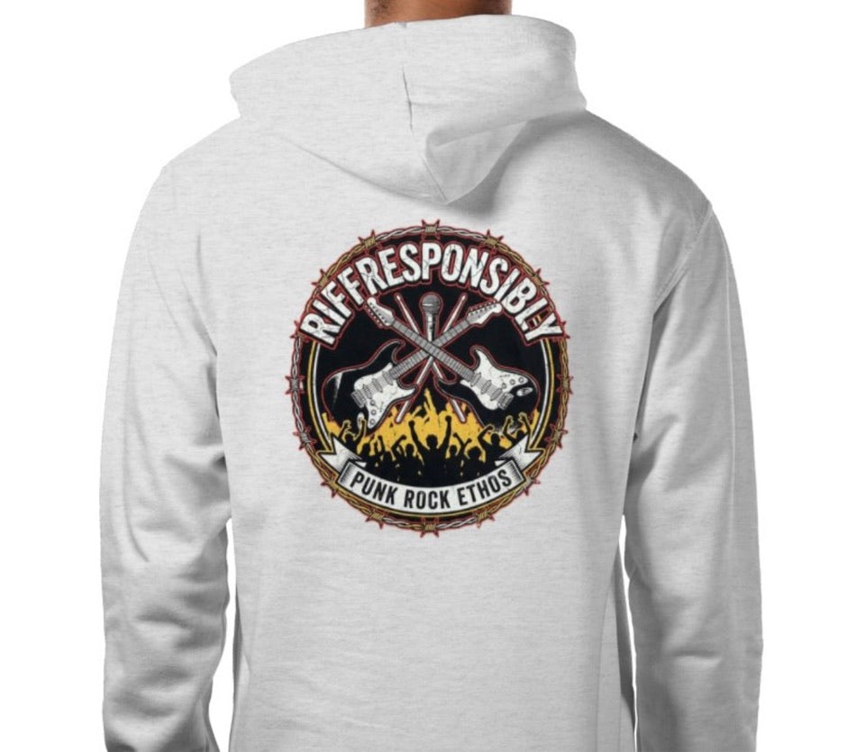 Riff Responsibly | Punk Rock Ethos Hoodie