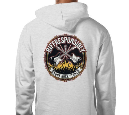 Riff Responsibly | Punk Rock Ethos Hoodie