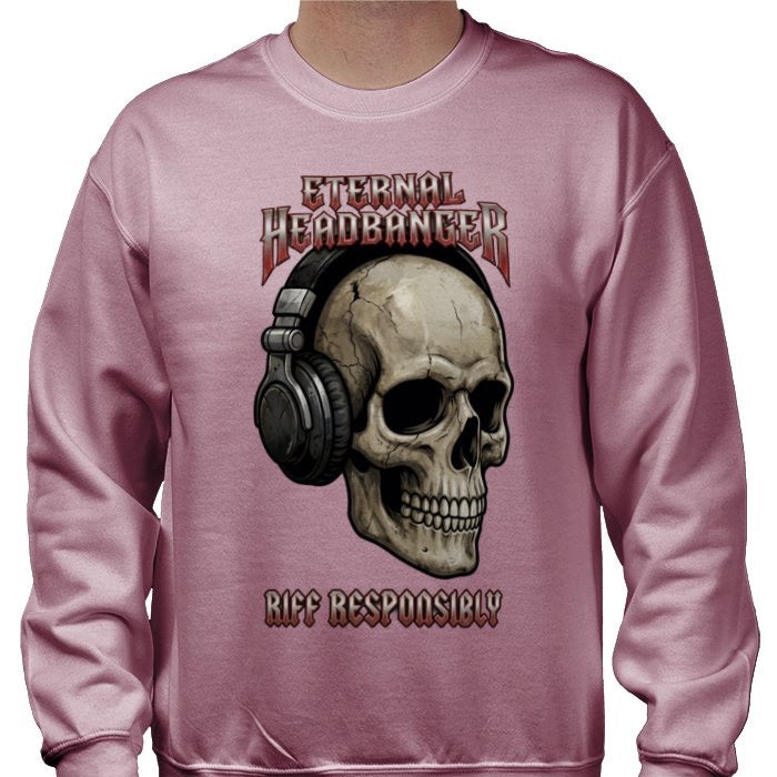Riff Responsibly | Eternal Headbanger Sweatshirt