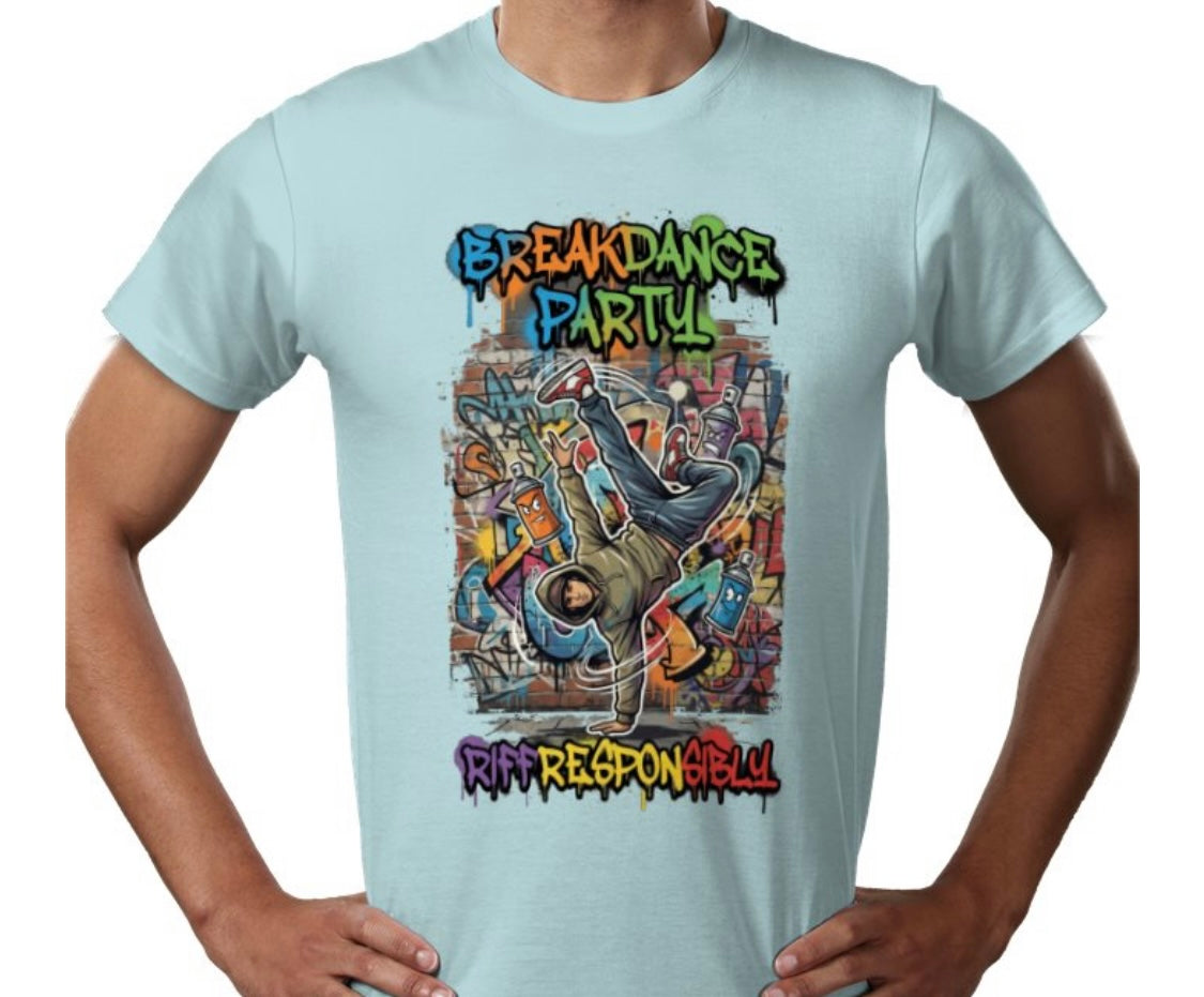 Riff Responsibly | Breakdance Party T-Shirt