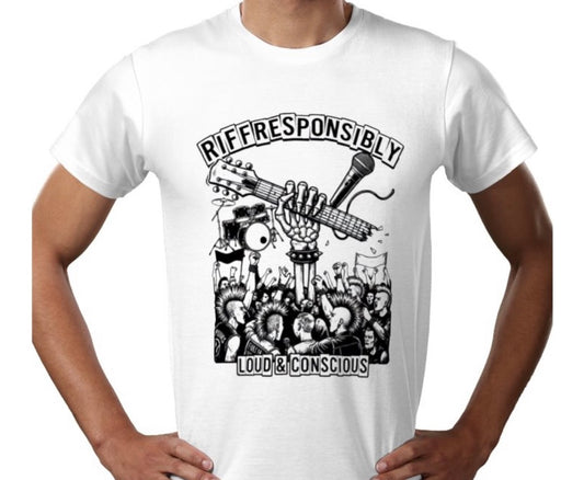 Riff Responsibly | Loud & Conscious T-Shirt