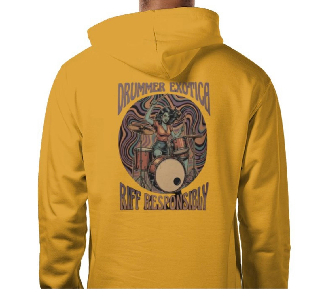Riff Responsibly | Drummer Exotica Hoodie