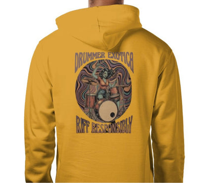 Riff Responsibly | Drummer Exotica Hoodie