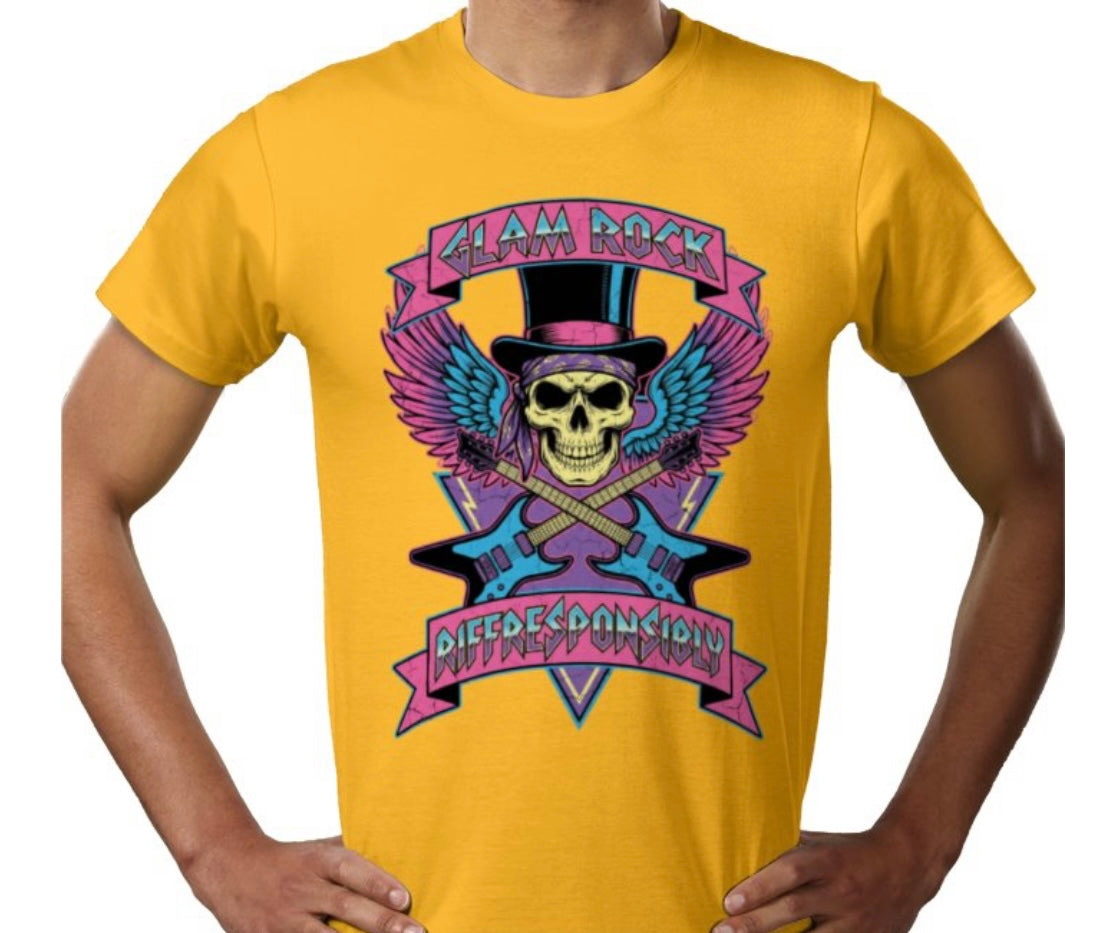 Riff Responsibly | Glam Rock T-Shirt