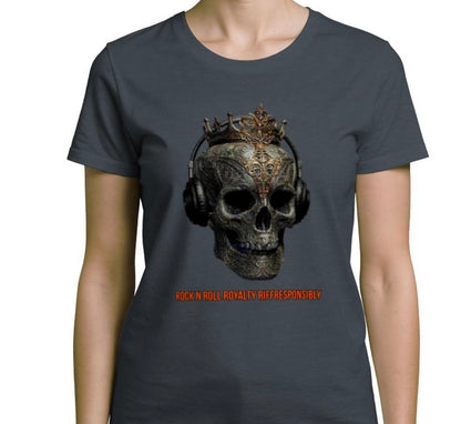Riff Responsibly | Rock N Roll Royalty Women T-Shirt