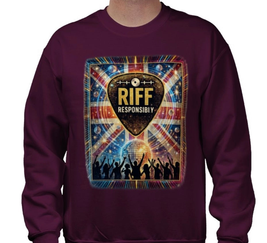 Riff Responsibly | Midnight Fever Sweatshirt