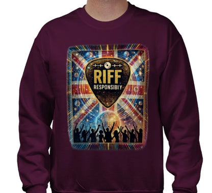 Riff Responsibly | Midnight Fever Sweatshirt