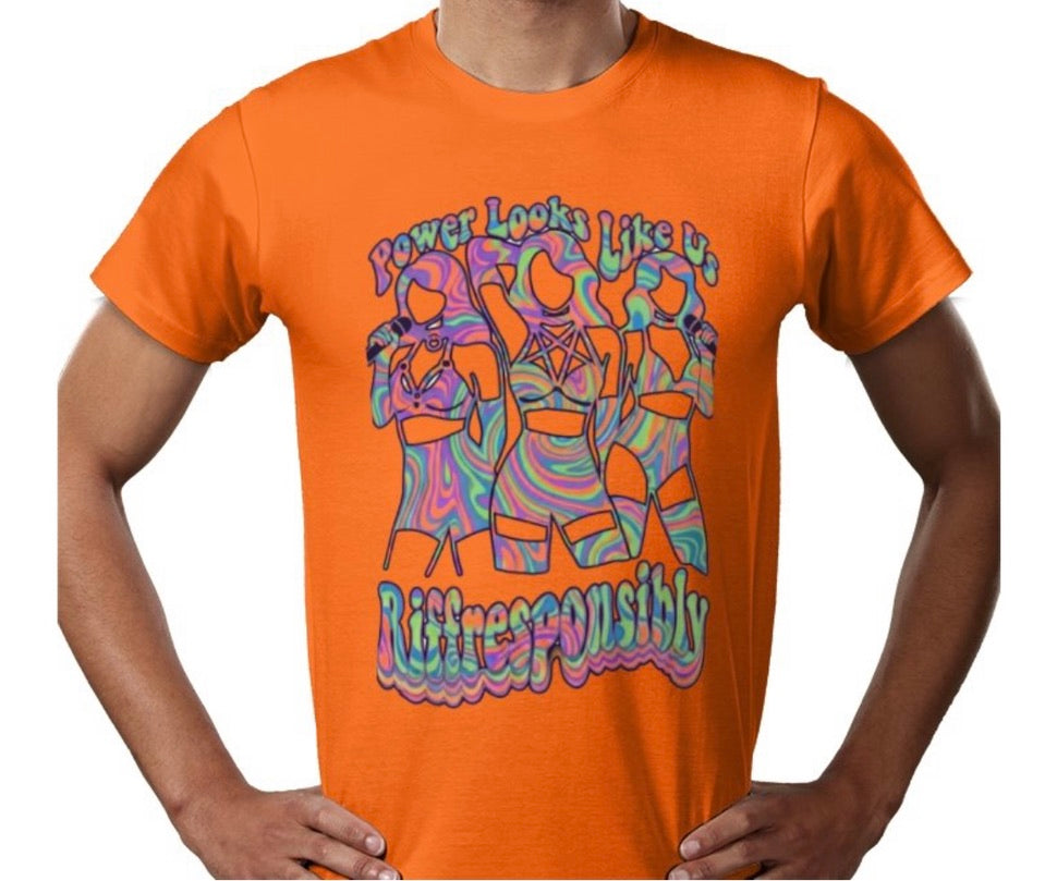 Riff Responsibly | Power Looks Like Us T-Shirt