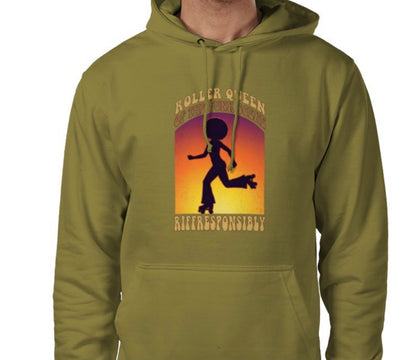 Riff Responsibly | Roller Queen Of The Funk Scene Hoodie