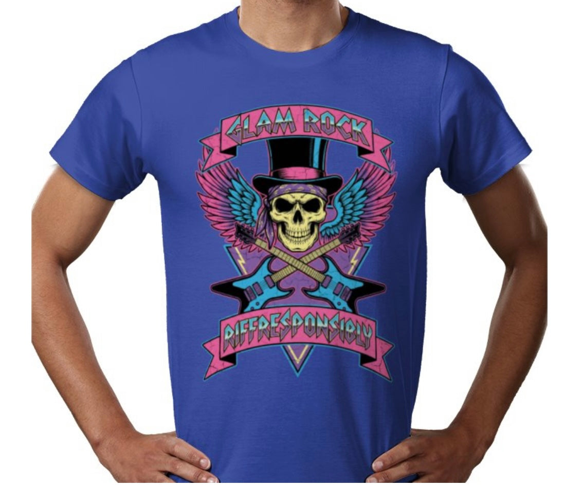 Riff Responsibly | Glam Rock T-Shirt