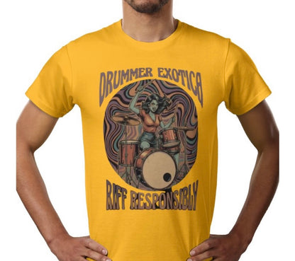 Riff Responsibly | Drummer Exotica T-Shirt