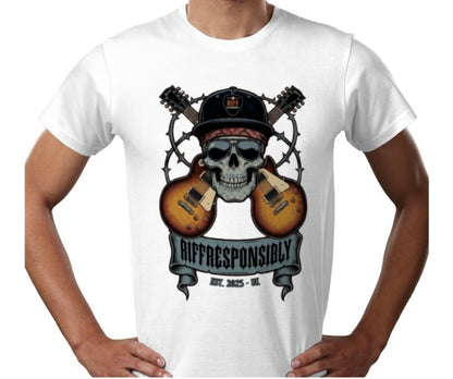 Riff Responsibly | Dead Mans Chords T-Shirt