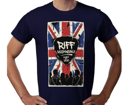 Riff Responsibly | Punk's Not Dead T-Shirt