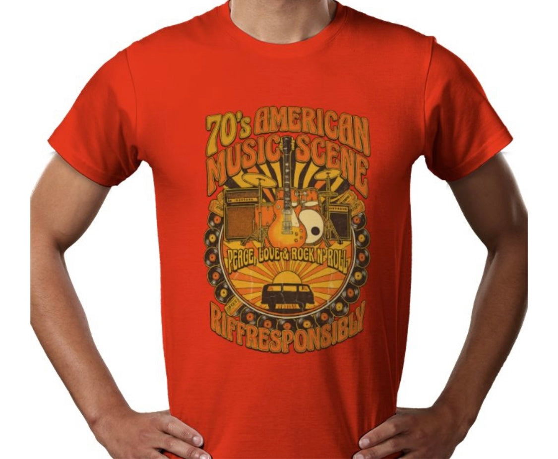 Riff Responsibly | 70's Americana T-Shirt