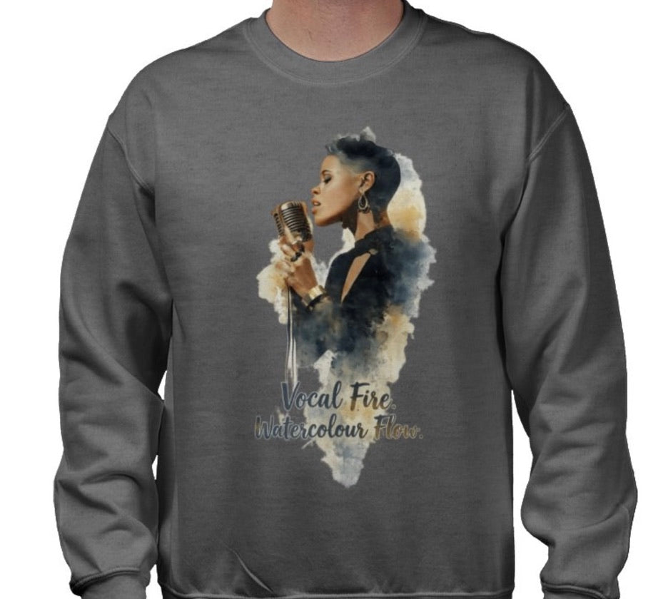 Riff Responsibly | Vocal Fire Watercolour Flow Sweatshirt