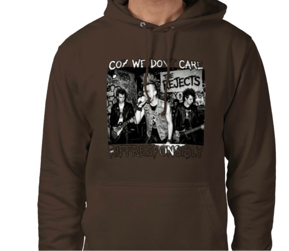 Riff Responsibly | Coz We Don't Care Hoodie