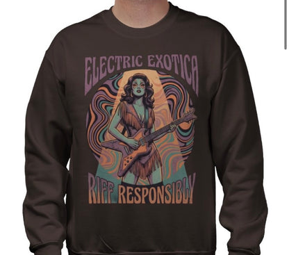 Riff Responsibly | Electric Exotica Sweatshirt