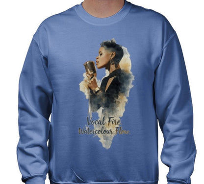 Riff Responsibly | Vocal Fire Watercolour Flow Sweatshirt