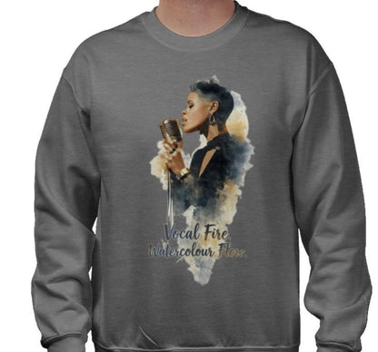 Riff Responsibly | Vocal Fire Watercolour Flow Sweatshirt