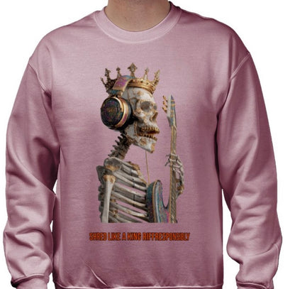 Riff Responsibly | Shred Like A King Sweatshirt